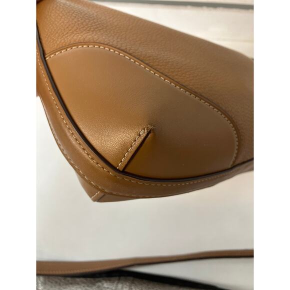 COACH F72839 MEDIUM BROWN PEBBLED LEATHER CROSSBODY BAG - Picture 8 of 15